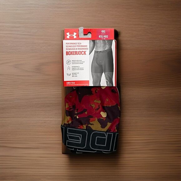 Under Armour Men's Performance Tech Boxer Jock Underwear Size 4XL - Picture 1 of 7